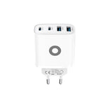 Mobile Origin - 40W - Vægoplader m. 2 x USB-A & 2 x USB-C - Hvid