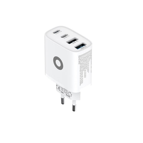 Mobile Origin - 40W - Vægoplader m. 2 x USB-A & 2 x USB-C - Hvid