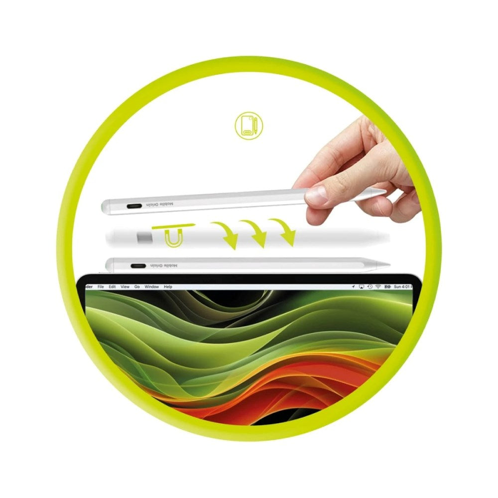 Mobile Origin Trådløs Stylus / Touch Pen PE2 - Hvid