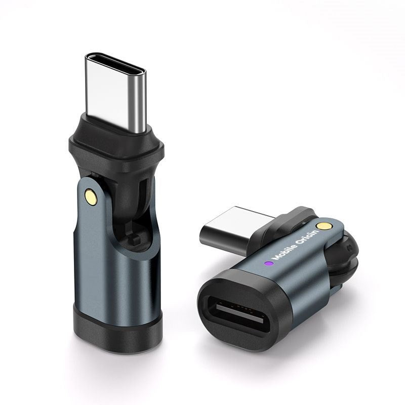 Mobile Origin 240W Rotationsadapter - USB-C - Grå