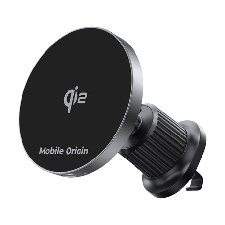Mobile Origin - Qi2 - Trådløs Biloplader - MagSafe Kompatibel - Sort