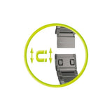 Apple Watch (42/44/SE/45/46/49mm) Mobile Origin Titanium Urrem - Sølv