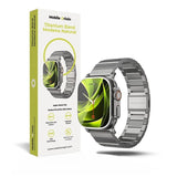 Apple Watch (42/44/SE/45/46/49mm) Mobile Origin Titanium Urrem - Sølv