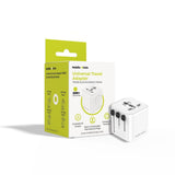 Mobile Origin 30W Universal Vægoplader m. Rejseadapter EU/UK/US/AUS - Hvid