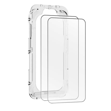 iPhone 16 / 15 - Mobile Origin EasyGlass Skærmbeskyttelse - 2 stk. - Gennemsigtig