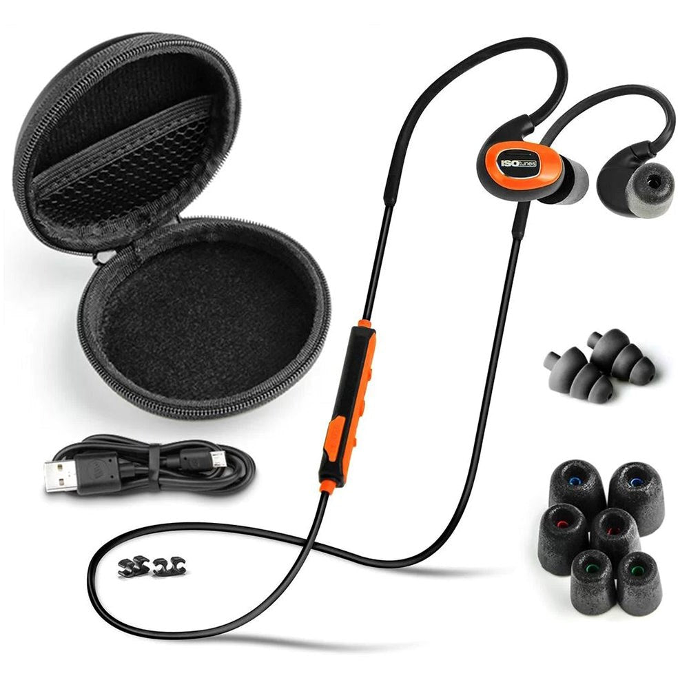 ISOtunes PRO 2.0 EN325 Bluetooth Høreværn - Sort / Orange