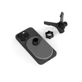 Epico Magnetisk Mobilholder til Bil m. 15W Trådløs Opladning & 18W Biloplader - MagSafe Kompatibel - Space Grey