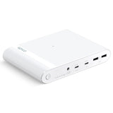 Epico Multi Powerbank m. USB-C, USB-A, DC + Biloplader - 26.800 mAh - Hvid
