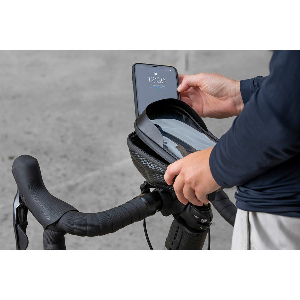 Epico Mobiltaske til Cykel - Sort - (Maks. Mobil: 160 x 90 x 8 mm)