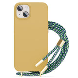 Epico iPhone 14 / 13 Silikone Necklace Bagside Cover - Sand