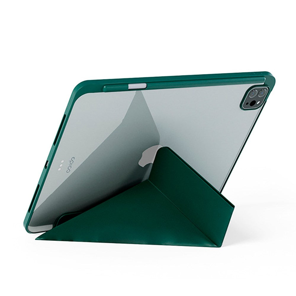 iPad Air 10.9-11" (2024-2020) / Pro 11" (2022-2018) Epico Hero Flip Case - Origami - Grøn