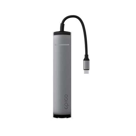Epico 6-i-en Slim 8K USB-C Adapater - Space Grey