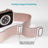 Apple Watch (42/44/SE/45/46/49mm) Epico Milanese+ (Plus) Rem i Rustfri Stål - Rose Gold - (DEMO)