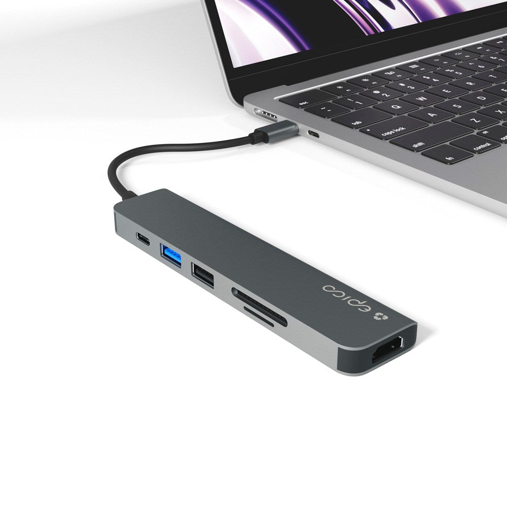 Epico 6-i-1 Hub - Space Grey
