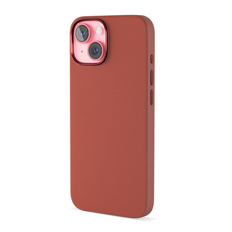 Epico iPhone 15 Mag+ Leather Cover - MagSafe Kompatibel - Brun