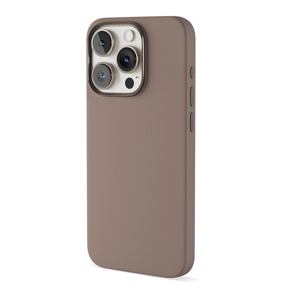 Epico iPhone 15 Pro Max Mag+ Leather Cover - MagSafe Kompatibel - Sand