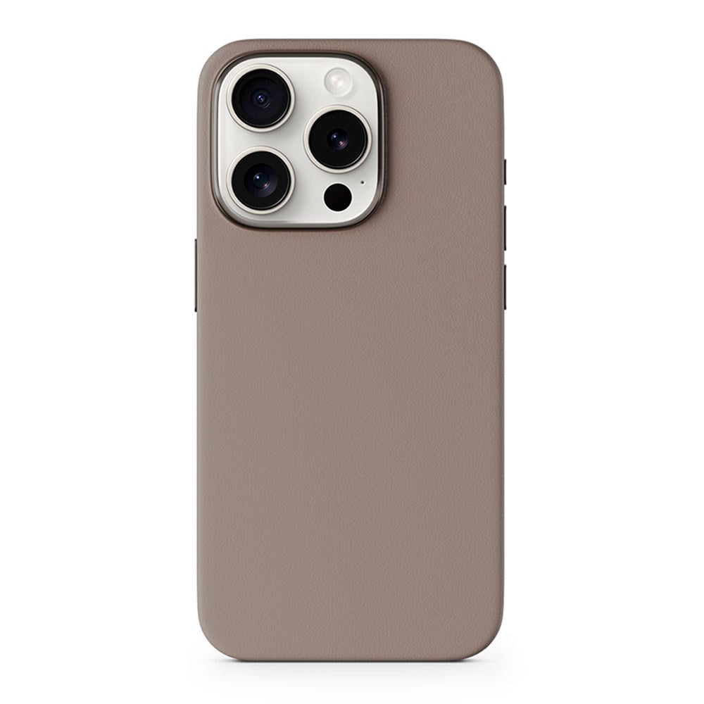 Epico iPhone 15 Pro Max Mag+ Leather Cover - MagSafe Kompatibel - Sand