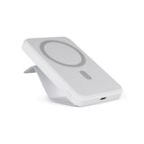 Epico Mag+ Stand Aluminium Powerbank 7000 mAh/20W - MagSafe Kompatibel - Hvid