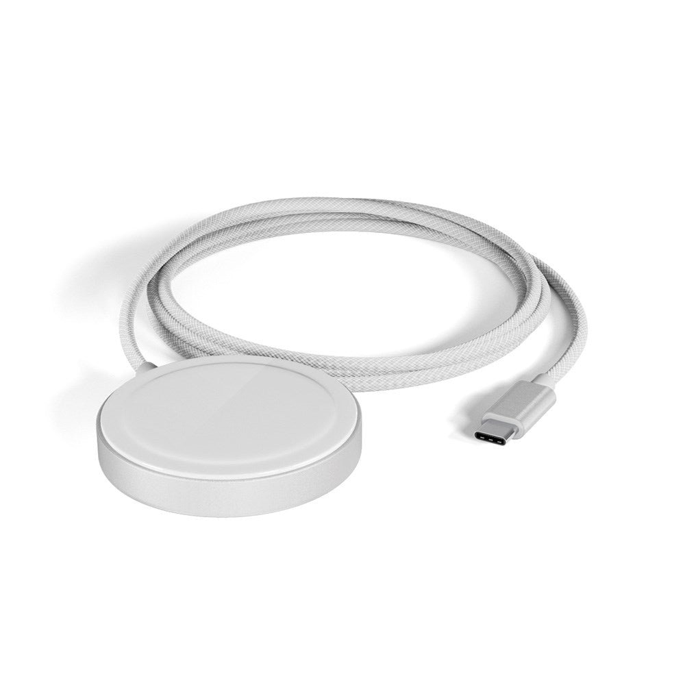 Trådløs Oplader 15W - Epico Qi2 MagSafe Oplader - Sølv