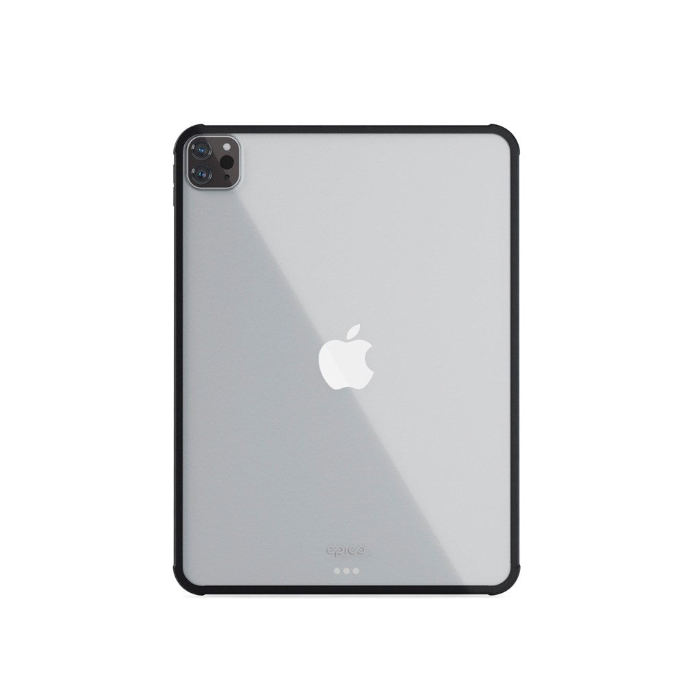 EPICO iPad Pro 12.9" / iPad Air 13" (M2) Hero Cover - Gennemsigtig / Sort