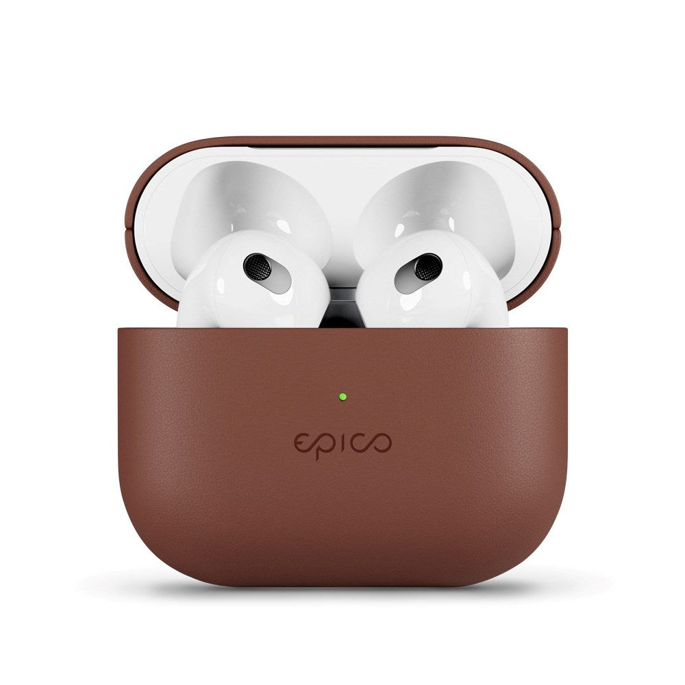 Epico AirPods (3. Gen.) Cover - Ægte Læder - Brun