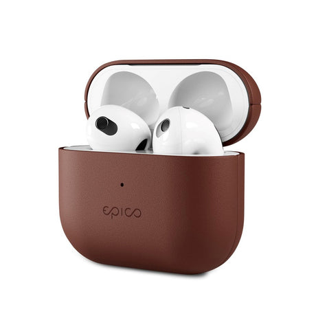 Epico AirPods (3. Gen.) Cover - Ægte Læder - Brun