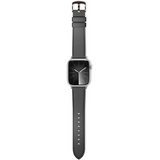 Apple Watch (38/40/SE/41/42mm) - Epico Ægte Læder Rem - Sort