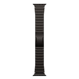 Apple Watch (42/44/SE/45/46/49) Epico UNUM Rustfri Stålrem - Sort