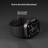 Apple Watch (42/44/SE/45/46/49) Epico UNUM Rustfri Stålrem - Sort