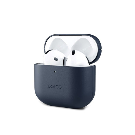 Epico AirPods (4. Gen.) Cover - Ægte Læder - Blå