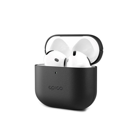 Epico AirPods (4. Gen.) Cover - Ægte Læder - Sort