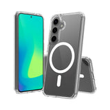 Spello Mag+ Clear Case - Samsung Galaxy S24 / S25 - MagSafe Kompatibel - Gennemsigtig