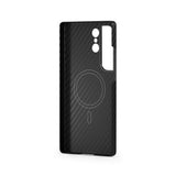 Spello Mag+ Carbon Cover - Samsung Galaxy S25 Ultra - MagSafe Kompatibel - Sort