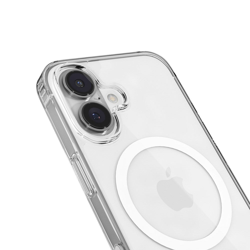 Epico - iPhone 16 - ImpactBuffer Mag+ Cover - MagSafe Kompatibel - Gennemsigtig