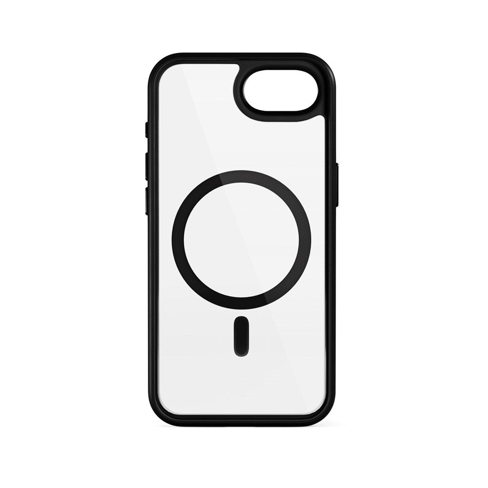 Epico - iPhone 16e - Mag+ Hero Pro Cover - MagSafe Kompatibel - Gennemsigtig / Sort