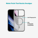 Epico HeroMatte Pro Mag+ Cover - iPhone 17 Pro - MagSafe Kompatibel - Grå