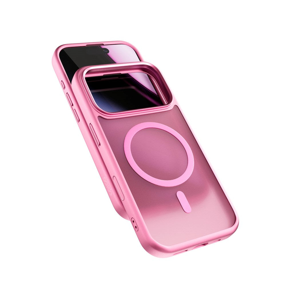 Epico HeroMatte Pro Mag+ Cover - iPhone 17 Pro Max - MagSafe Kompatibel - Lyserød