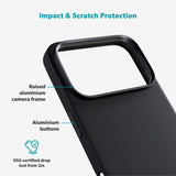 Epico Silicone Pro Mag+ Cover - iPhone 17 Pro - MagSafe Kompatibel - Black