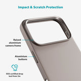Epico Silicone Pro Mag+ Cover - iPhone 17 Pro Max - MagSafe Kompatibel - Titanium Beige