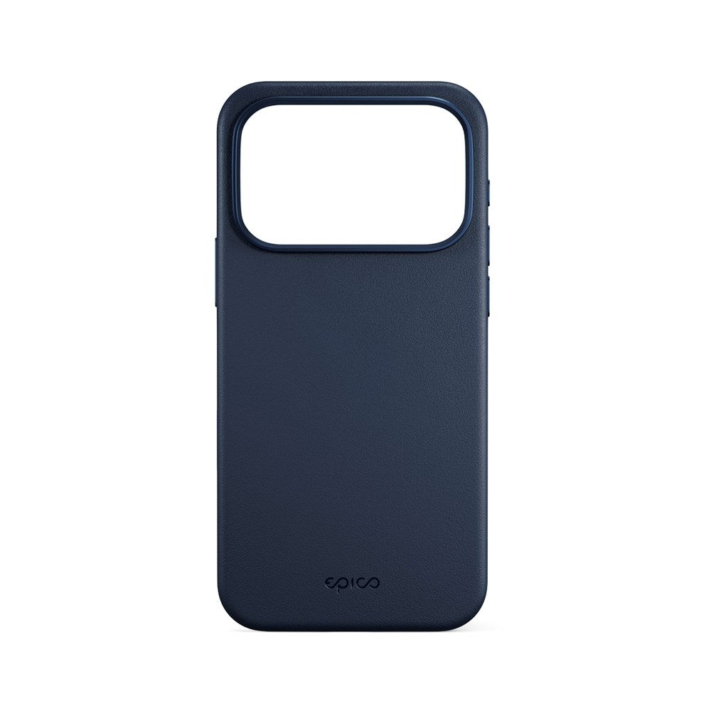 Epico Leather Pro Mag+ Cover - iPhone 17 Pro - MagSafe Kompatibel - Blå