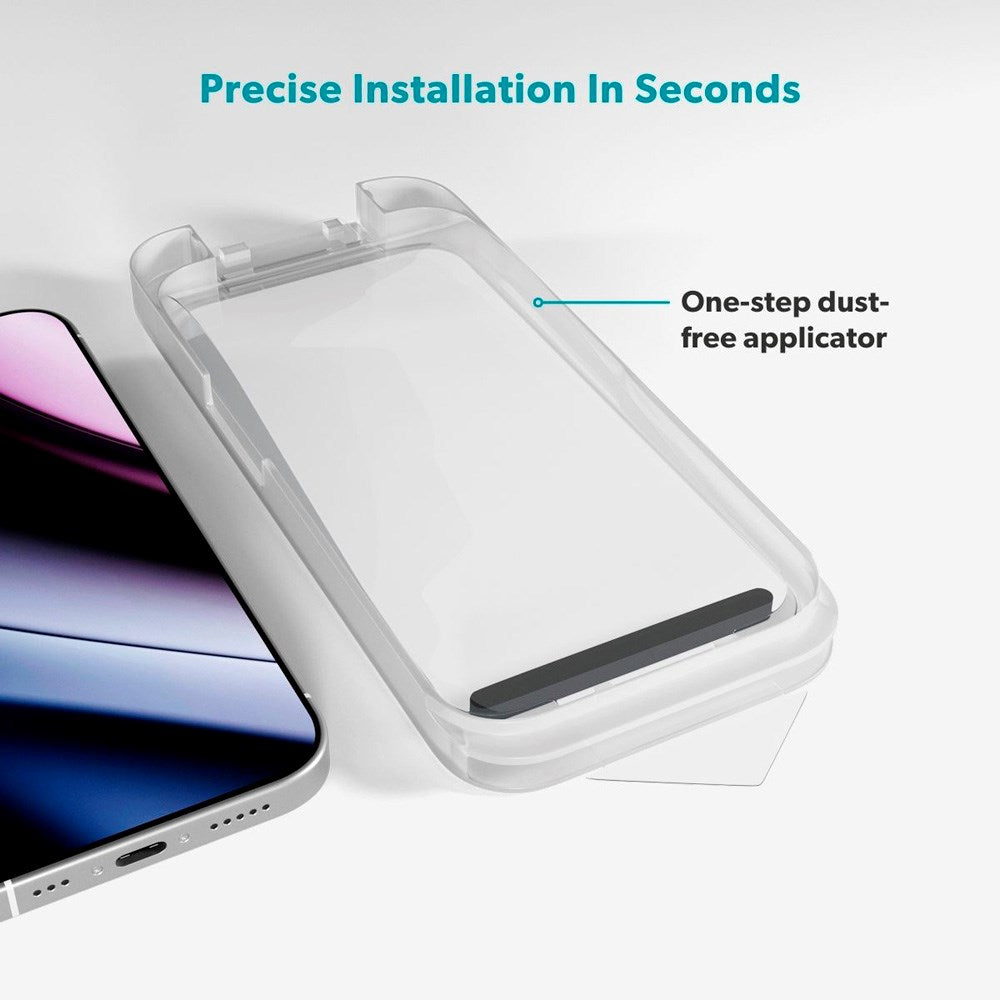 Epico - iPhone 17 - Glass Protector Skærmbeskyttelsesglas - Gennemsigtig