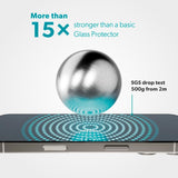 Epico - iPhone 17 - ImpactCeramic Glass 3D Skærmbeskyttelsesglas - Gennemsigtig