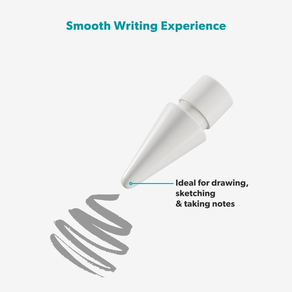 Epico - Spidser til UltraPen Stylus ES50 & Apple Pencil - Hvid