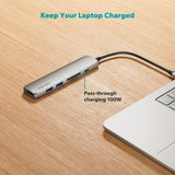 6-i-1 Aluminium Hub 8K - Epico - Starlight