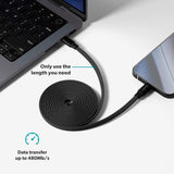 Epico UltraLink - Magnetisk USB-C til USB-C Kabel - 240W - Sort