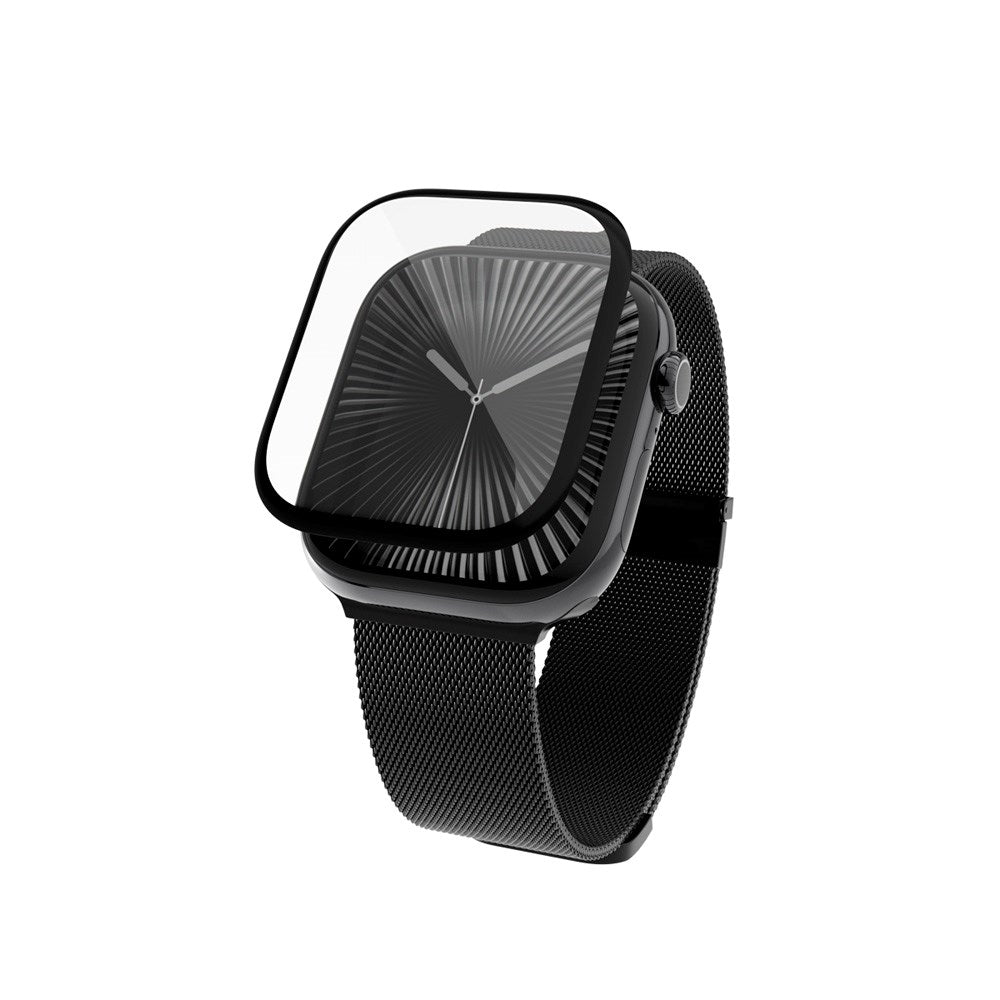 Epico - Apple Watch 11 / 10 (42mm) SlimCeramic 3D Glass m. Installationsværktøj - Gennemsigtig