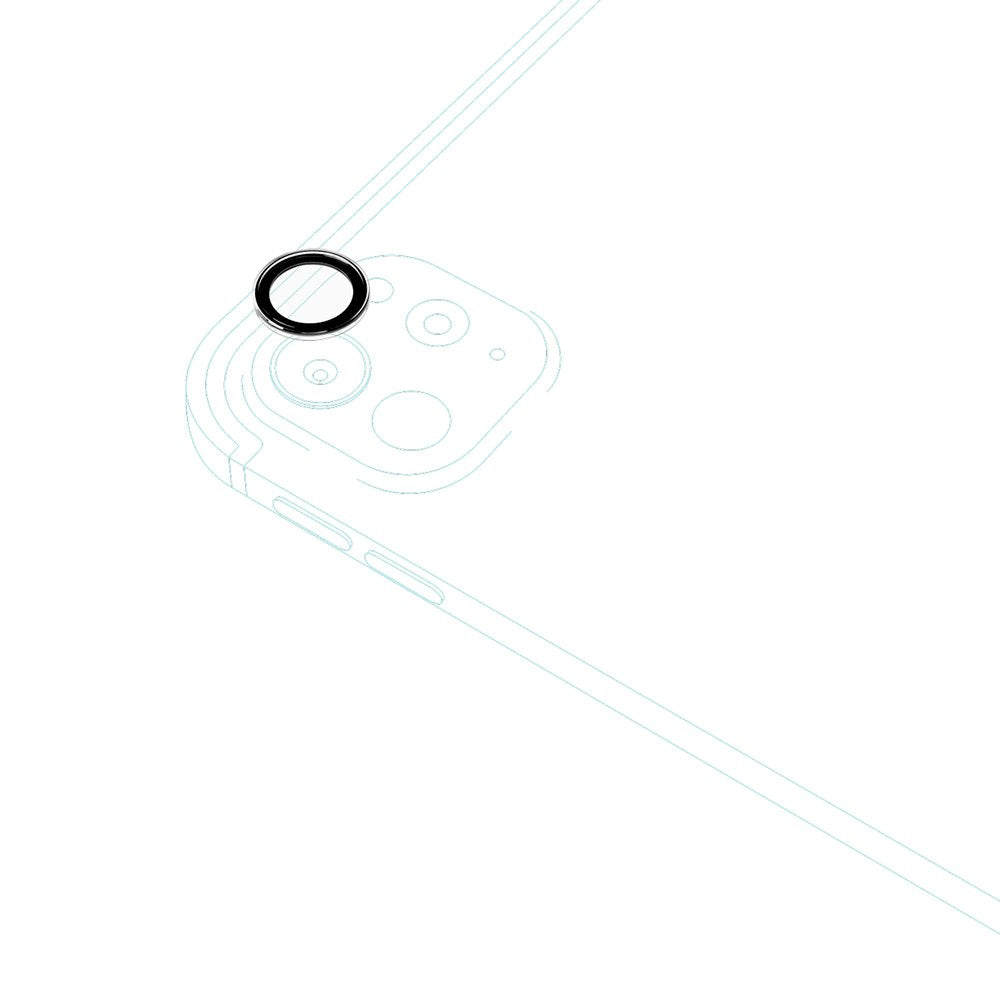 Epico - iPad Pro 11" (2025 / 2024) / Pro 13" (2025 / 2024) Kameralinsebeskyttelsesglas m. Installationsramme - Gennemsigtig