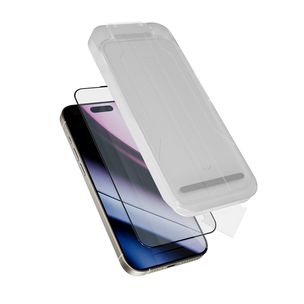 Epico - iPhone 16 Plus / 15 Plus / 14 Pro Max - Hero Glass 3D Skærmbeskyttelsesglas - Gennemsigtig