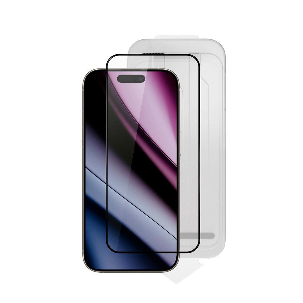 Epico - iPhone 15 Pro - Hero Glass 3D Skærmbeskyttelsesglas - Gennemsigtig