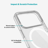 iPhone 17 Pro Epico Beskyttelsessæt - MagSafe Bagsidecover & Skærmbeskyttelse - Gennemsigtig